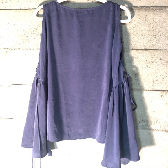 Anthropologie RO & DE lace up bell sleeve - Picture 4 of 4